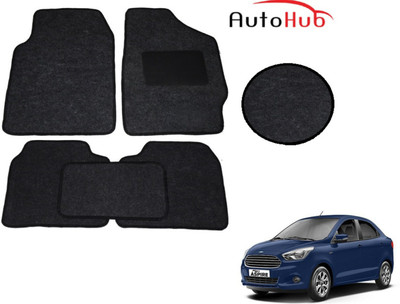Auto Hub Fabric Standard Mat For  Ford Aspire(Black)