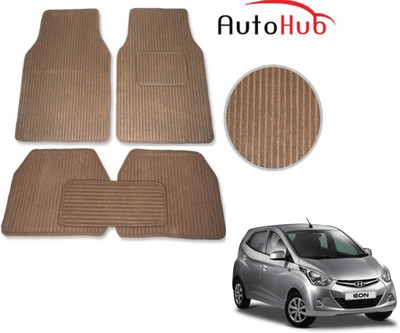 Auto Hub Fabric Standard Mat For  Hyundai Eon(Beige)