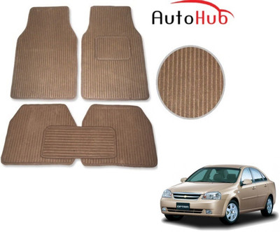 Auto Hub Fabric Standard Mat For  Chevrolet Optra(Beige)