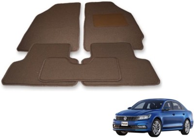 Auto Hub Fabric Standard Mat For  Volkswagen Passat(Beige)