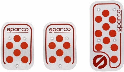 

Sparco Anti Slip 3D Set Of 3 Orange-Ford Figo Aspire Car Pedal