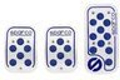 

Sparco Anti Slip 3d Dot Set Of 3-Blue-Hyundai Verna Type 1 Car Pedal