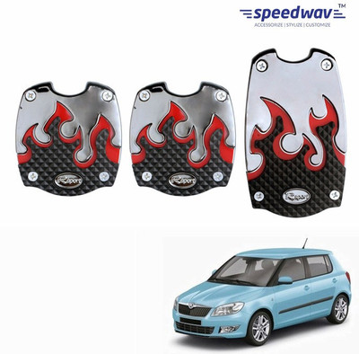 Speedwav 89659 SC-397 Red Flame Skoda Fabia Car Pedal