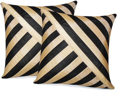 

Zikrak Exim Beige, Black Polyester Car Pillow Cushion for Universal For Car(Square, Pack of 2)