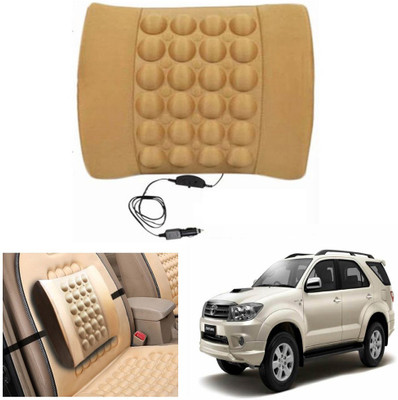 

Capeshoppers Black Nylon Car Pillow Cushion for Toyota(Rectangular)