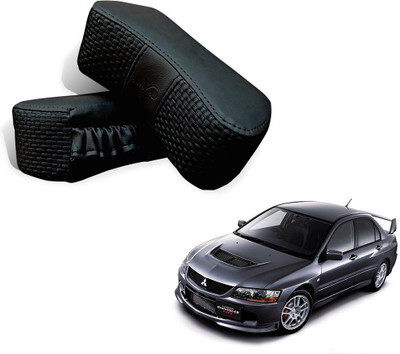 

Kozdiko Black Fabric Car Pillow Cushion for Mitsubishi(Rectangular, Pack of 2)