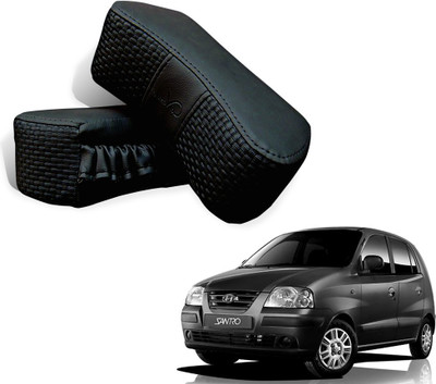 

Kozdiko Black Fabric Car Pillow Cushion for Hyundai(Rectangular, Pack of 2)