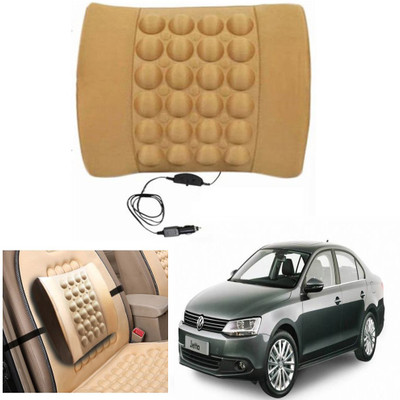 

Capeshoppers Black Nylon Car Pillow Cushion for Volkswagen(Rectangular)