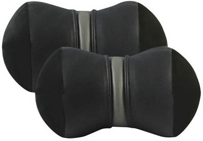 

Speedwav Black Cotton Car Pillow Cushion for Universal For Car(Rectangular)