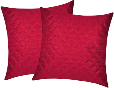 

Zikrak Exim Maroon Polyester Car Pillow Cushion for Universal For Car(Square, Pack of 2)