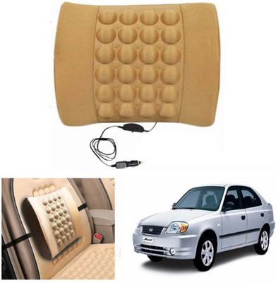 

Capeshoppers Black Nylon Car Pillow Cushion for Honda(Rectangular)