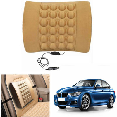 

Capeshoppers Black Nylon Car Pillow Cushion for Audi(Rectangular)