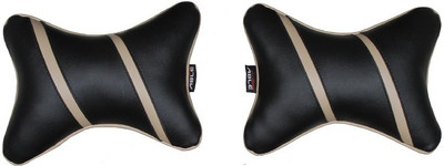 Able Auto Multicolor Leatherite Car Pillow Cushion for BMW(Rectangular, Pack of 2)