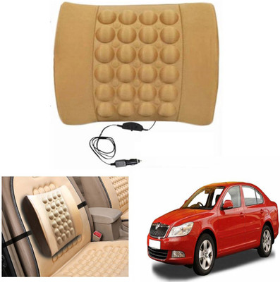 

Capeshoppers Black Nylon Car Pillow Cushion for Skoda(Rectangular)