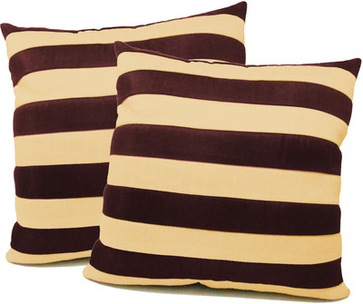 

Zikrak Exim Beige, Brown Polyester Car Pillow Cushion for Universal For Car(Square, Pack of 2)