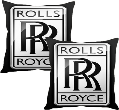 

Sleep Nature's Black Silk Car Pillow Cushion for Universal For Car(Square, Pack of 2)