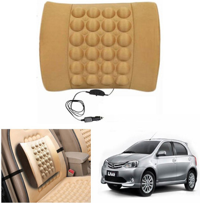 

Capeshoppers Black Nylon Car Pillow Cushion for Toyota(Rectangular)