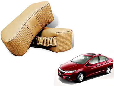 

Kozdiko Beige Sponge Car Pillow Cushion for Honda(Rectangular)