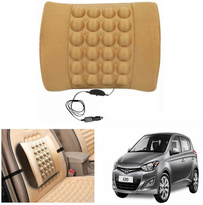 

Capeshoppers Black Nylon Car Pillow Cushion for Hyundai(Rectangular)