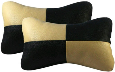 

Retina Black, Beige Jute Car Pillow Cushion for Universal For Car(Rectangular, Pack of 2)