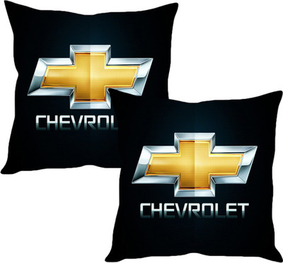 

Sleep Nature's Black Silk Car Pillow Cushion for Chevrolet(Square, Pack of 2)