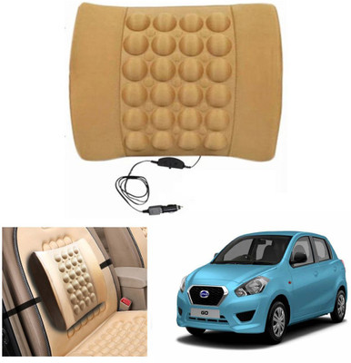 

Capeshoppers Black Nylon Car Pillow Cushion for Toyota(Rectangular)