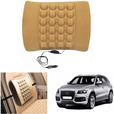 

Capeshoppers Black Nylon Car Pillow Cushion for Audi(Rectangular)