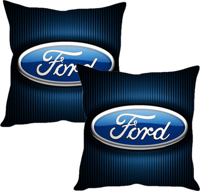 

Sleep Nature's Blue Silk Car Pillow Cushion for Ford(Square, Pack of 2)