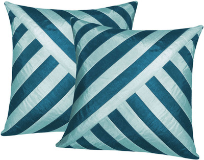 

Zikrak Exim Blue Polyester Car Pillow Cushion for Universal For Car(Square, Pack of 2)