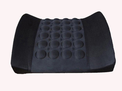 

Capeshoppers Black Nylon Car Pillow Cushion for Audi(Rectangular)