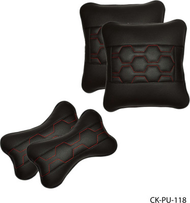 

Car Fashion Multicolor Leatherite Car Pillow Cushion for Universal For Car(Rectangular, Pack of 4)