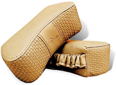 

Kozdiko Beige Sponge Car Pillow Cushion for Volkswagen(Rectangular)