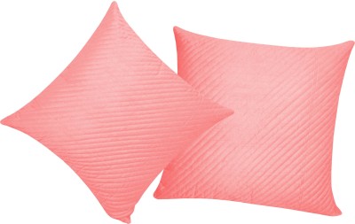 ZIKRAK EXIM Geometric Cushions Cover(Pack of 2, 30 cm*30 cm, Pink)