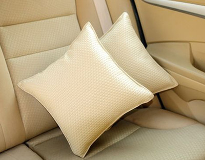 41% OFF on Auto Pearl Beige Leatherite Car Pillow Cushion for Universal For Car(Square, Pack of 2) 41% OFF on Auto Pearl Beige Leatherite Car Pillow Cushion for Universal For Car(Square, Pack of 2)