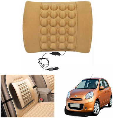 

Capeshoppers Black Nylon Car Pillow Cushion for Mitsubishi(Rectangular)