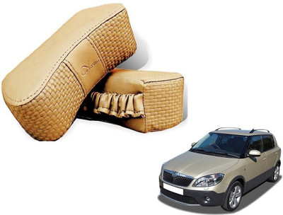 

Kozdiko Beige Sponge Car Pillow Cushion for Skoda(Rectangular)