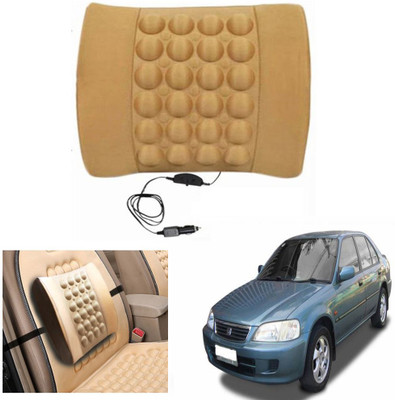 

Capeshoppers Black Nylon Car Pillow Cushion for Honda(Rectangular)
