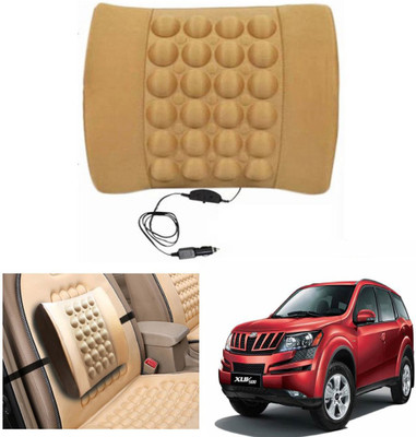 

Capeshoppers Black Nylon Car Pillow Cushion for Mahindra(Rectangular)