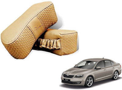 

Kozdiko Beige Sponge Car Pillow Cushion for Skoda(Rectangular)