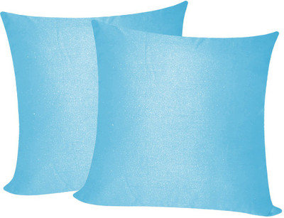 

Zikrak Exim Blue Polyester Car Pillow Cushion for Universal For Car(Square, Pack of 2)