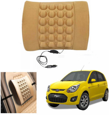 

Capeshoppers Black Nylon Car Pillow Cushion for Fiat(Rectangular)