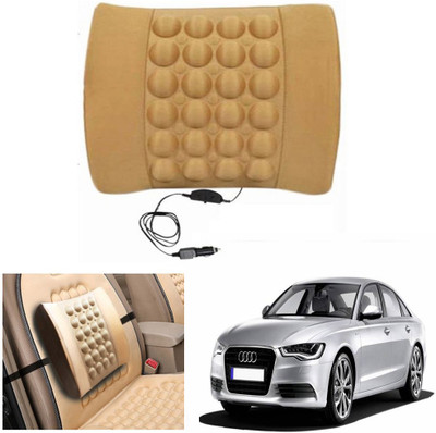 

Capeshoppers Black Nylon Car Pillow Cushion for Audi(Rectangular)