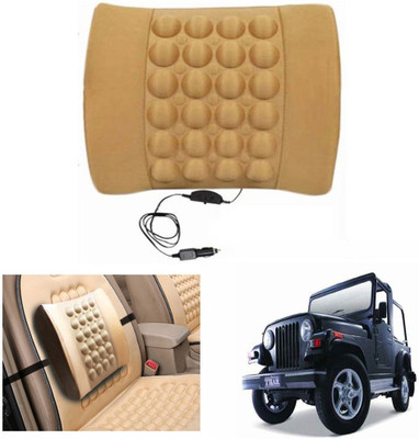 

Capeshoppers Black Nylon Car Pillow Cushion for Mahindra(Rectangular)