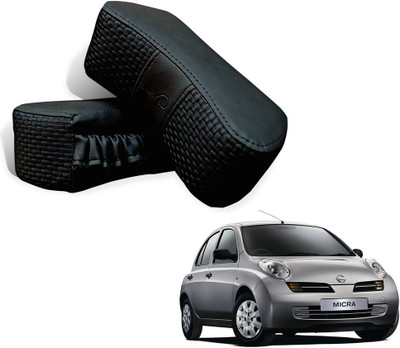

Kozdiko Black Fabric Car Pillow Cushion for Nissan(Rectangular, Pack of 2)
