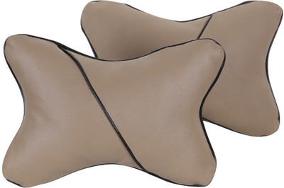 

Craze Multicolor Leather Car Pillow Cushion for Universal For Car(Rectangular)