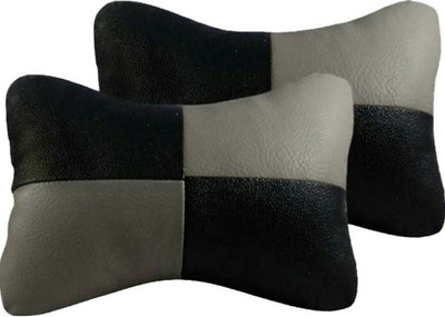 

ElectriBles Black, Grey Leatherite Car Pillow Cushion for Honda(Rectangular, Pack of 2)
