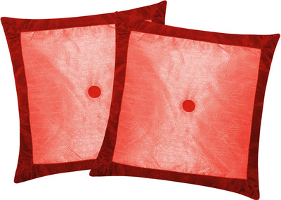 

Zikrak Exim Orange, Pink Polyester Car Pillow Cushion for Universal For Car(Square, Pack of 2)