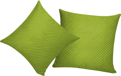 

Zikrak Exim Green Polyester Car Pillow Cushion for Universal For Car(Square, Pack of 2)