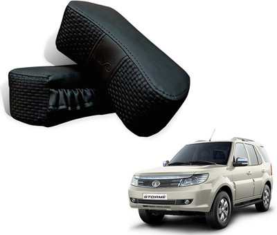 

Kozdiko Black Fabric Car Pillow Cushion for Tata(Rectangular, Pack of 2)