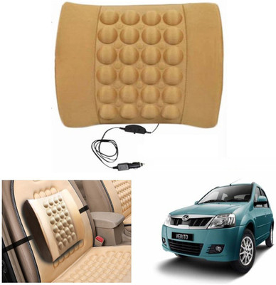 

Capeshoppers Black Nylon Car Pillow Cushion for Mahindra(Rectangular)